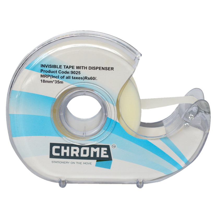 Chrome Invisible Tape 18mm*30m+18B (Pack of 5) - Penrex Chrome Stationery
